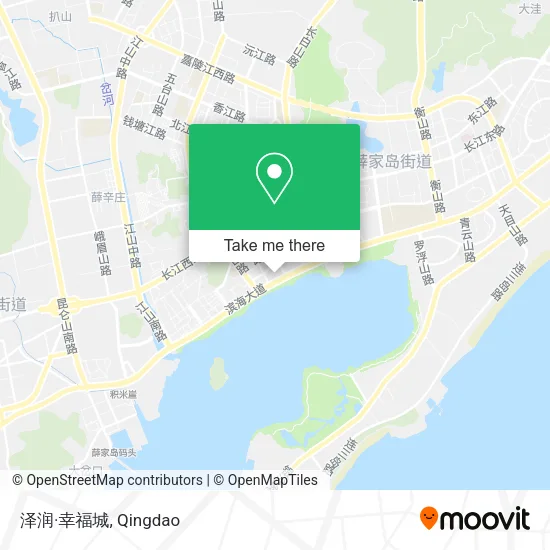 泽润·幸福城 map