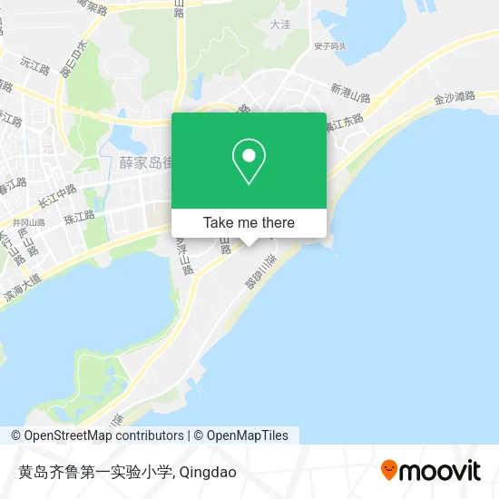 黄岛齐鲁第一实验小学 map