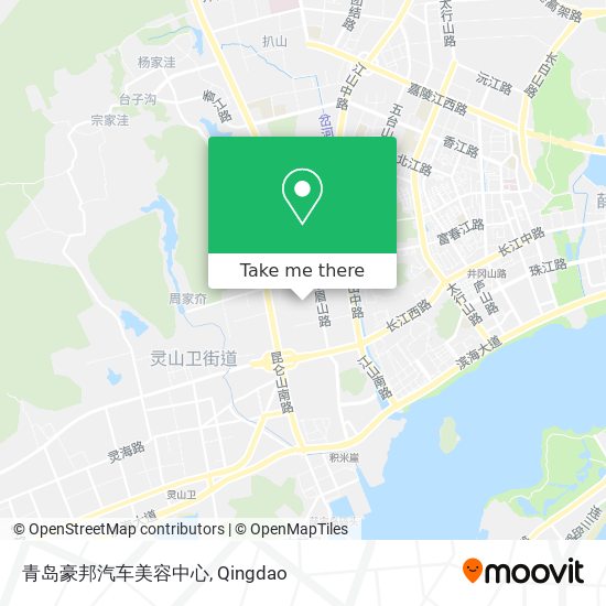 青岛豪邦汽车美容中心 map