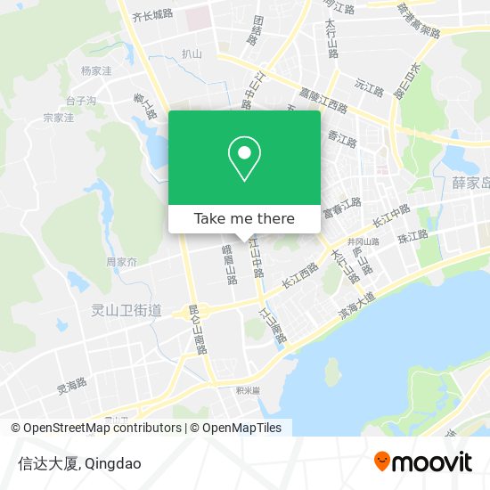 信达大厦 map