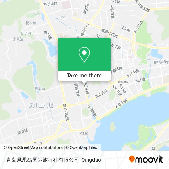 青岛凤凰岛国际旅行社有限公司 map