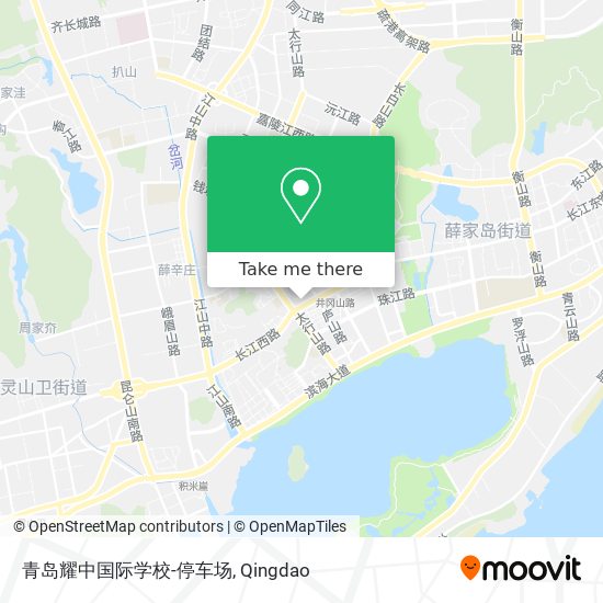 青岛耀中国际学校-停车场 map