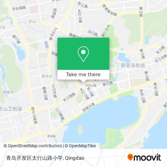 青岛开发区太行山路小学 map