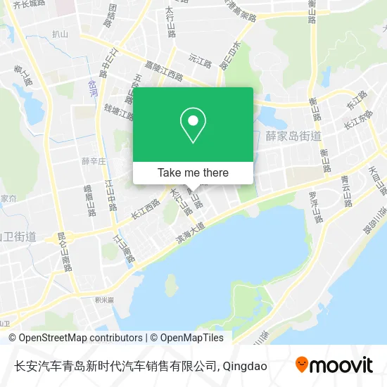 长安汽车青岛新时代汽车销售有限公司 map