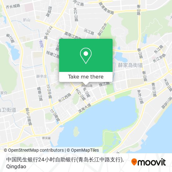 中国民生银行24小时自助银行(青岛长江中路支行) map