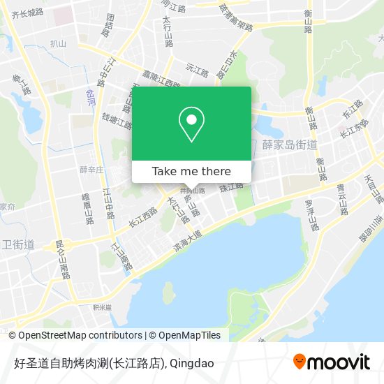 好圣道自助烤肉涮(长江路店) map