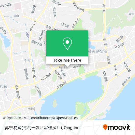 苏宁易购(青岛开发区家佳源店) map