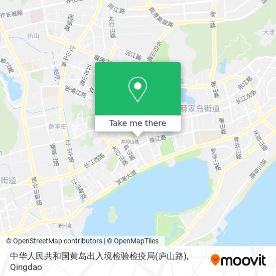 中华人民共和国黄岛出入境检验检疫局(庐山路) map