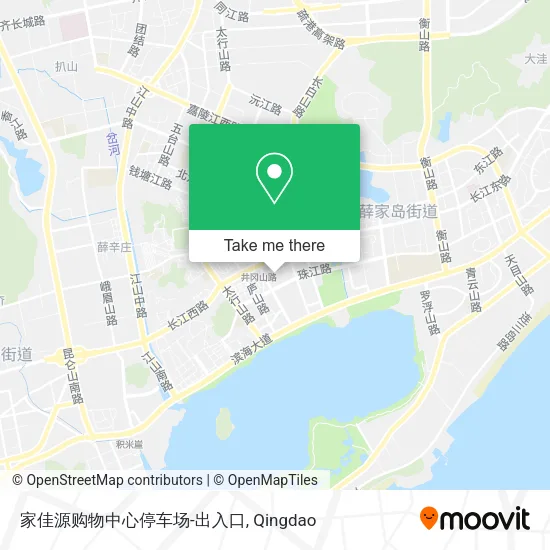家佳源购物中心停车场-出入口 map
