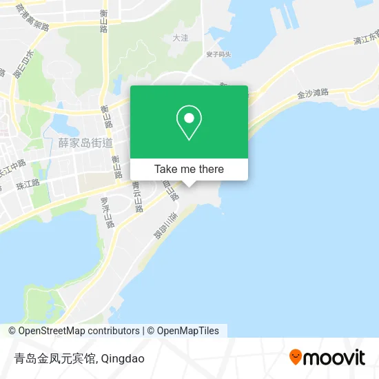 青岛金凤元宾馆 map