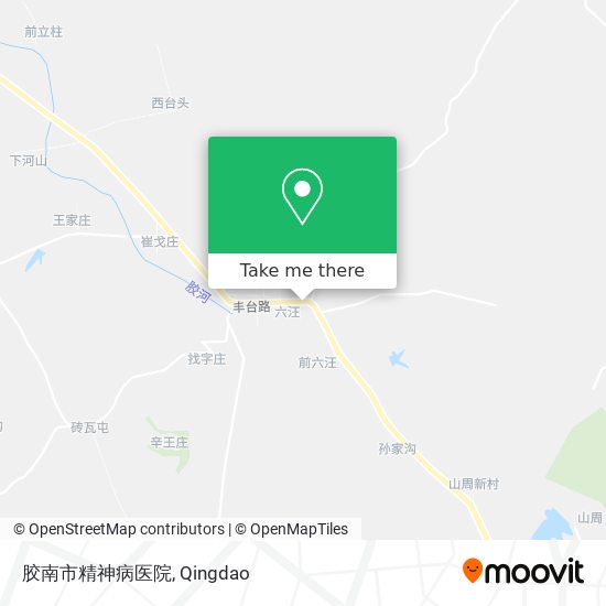 胶南市精神病医院 map