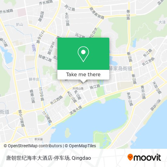 唐朝世纪海丰大酒店-停车场 map