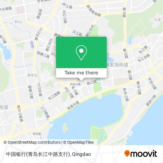 中国银行(青岛长江中路支行) map