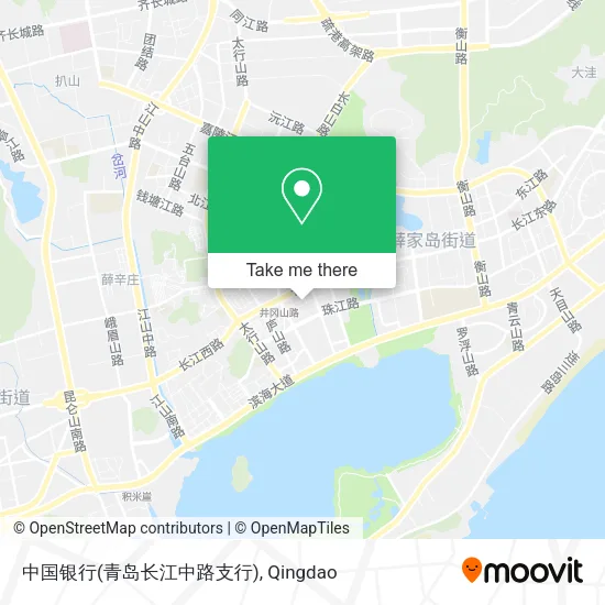 中国银行(青岛长江中路支行) map
