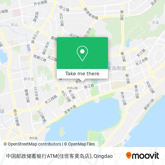 中国邮政储蓄银行ATM(佳世客黄岛店) map