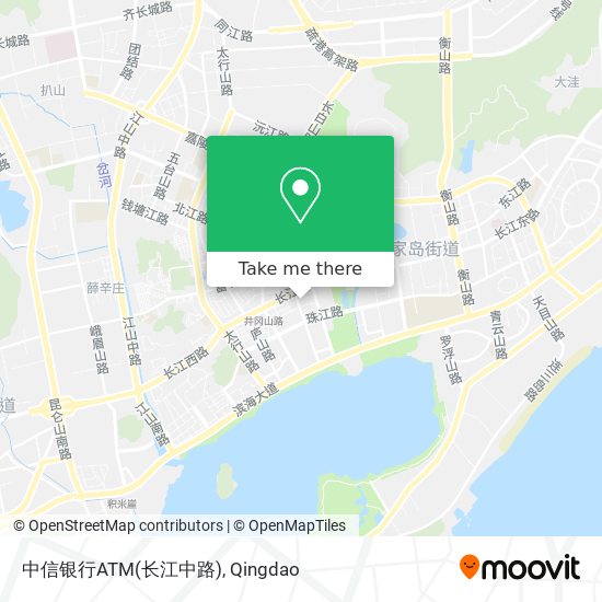 中信银行ATM(长江中路) map