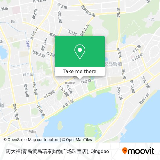 周大福(青岛黄岛瑞泰购物广场珠宝店) map