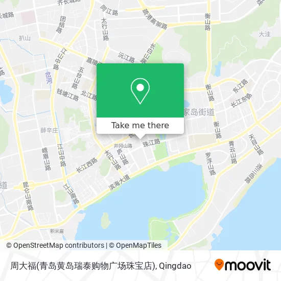 周大福(青岛黄岛瑞泰购物广场珠宝店) map