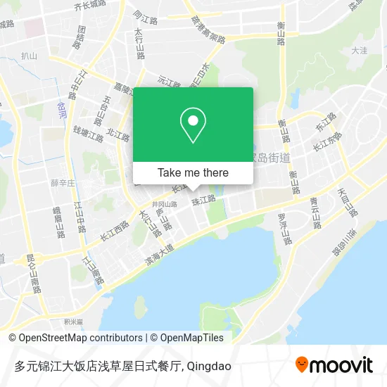 多元锦江大饭店浅草屋日式餐厅 map