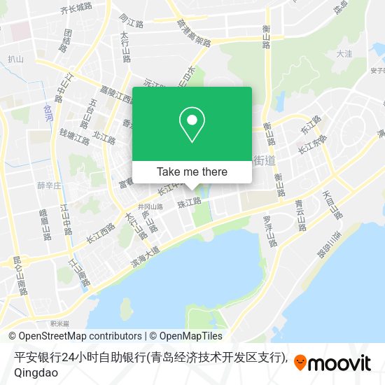 平安银行24小时自助银行(青岛经济技术开发区支行) map