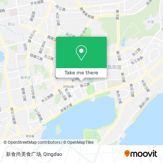 新食尚美食广场 map