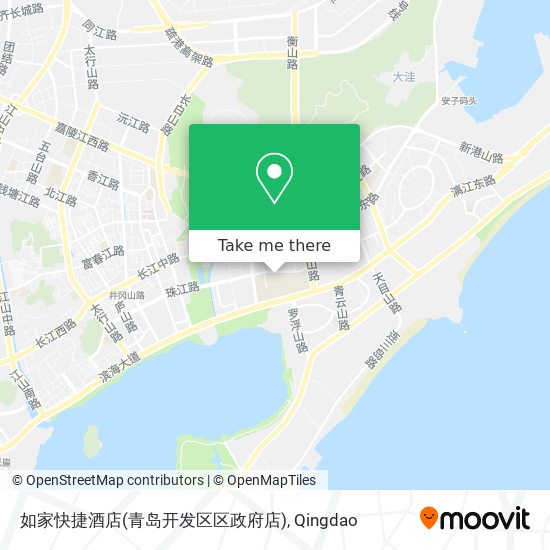 如家快捷酒店(青岛开发区区政府店) map