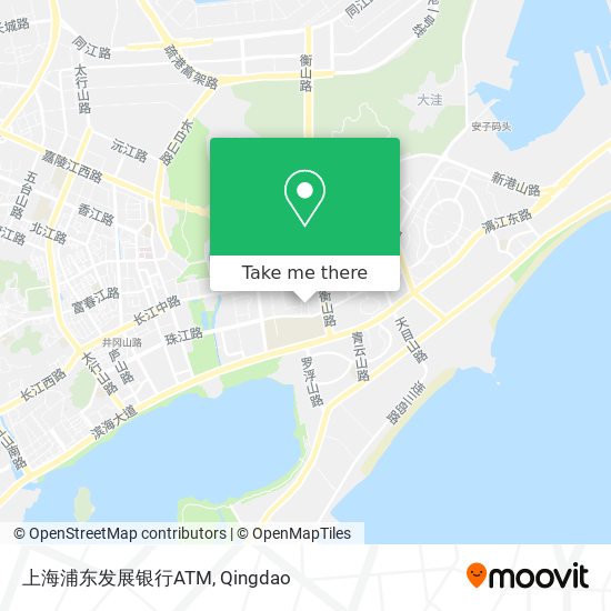 上海浦东发展银行ATM map