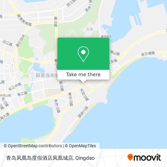 青岛凤凰岛度假酒店凤凰城店 map