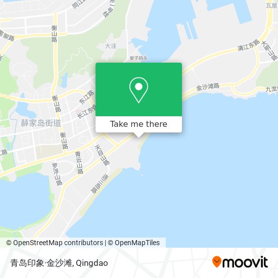 青岛印象·金沙滩 map