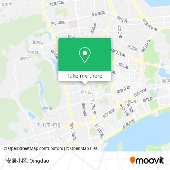 安居小区 map