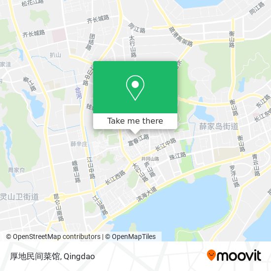 厚地民间菜馆 map