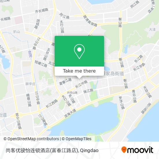 尚客优骏怡连锁酒店(富春江路店) map