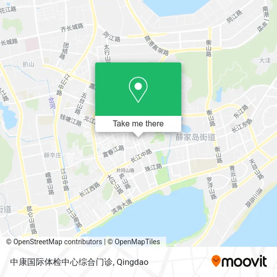 中康国际体检中心综合门诊 map