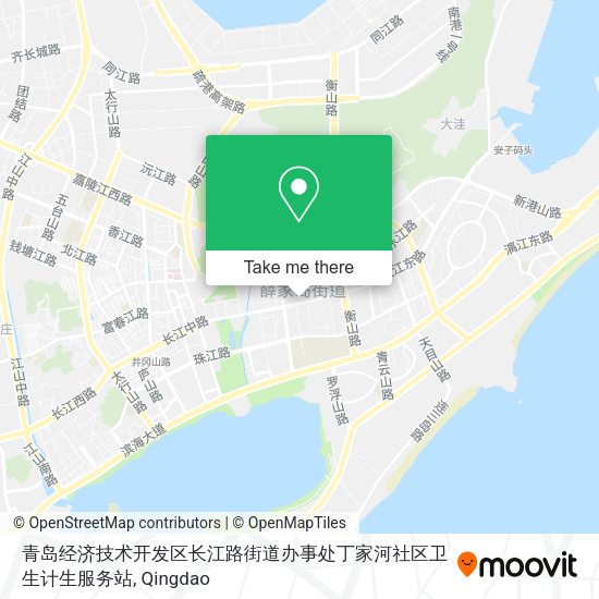 青岛经济技术开发区长江路街道办事处丁家河社区卫生计生服务站 map