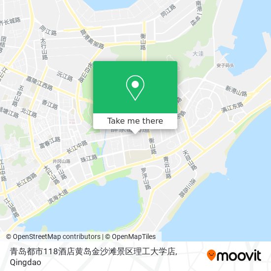 青岛都市118酒店黄岛金沙滩景区理工大学店 map