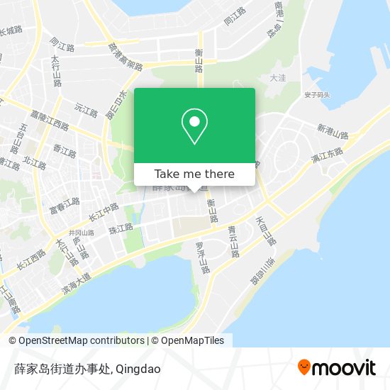 薛家岛街道办事处 map