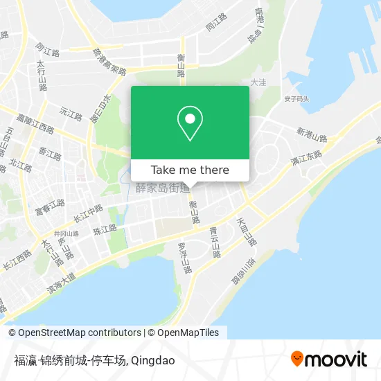 福瀛·锦绣前城-停车场 map