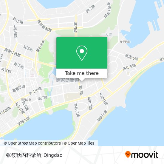 张筱秋内科诊所 map