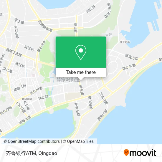 齐鲁银行ATM map