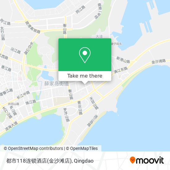都市118连锁酒店(金沙滩店) map