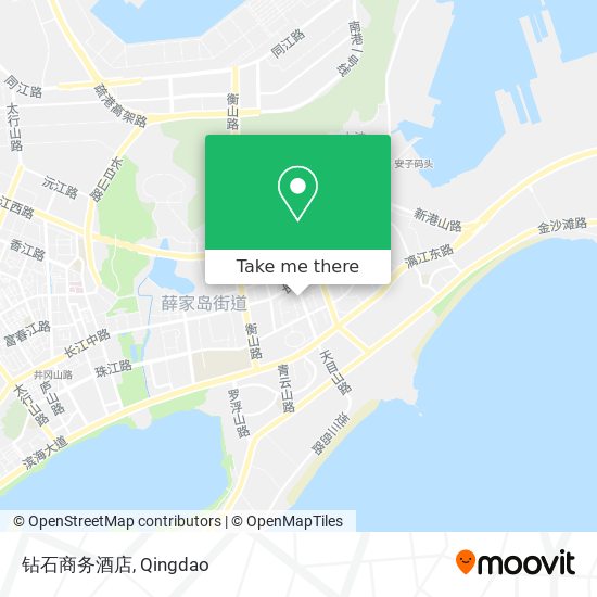 钻石商务酒店 map