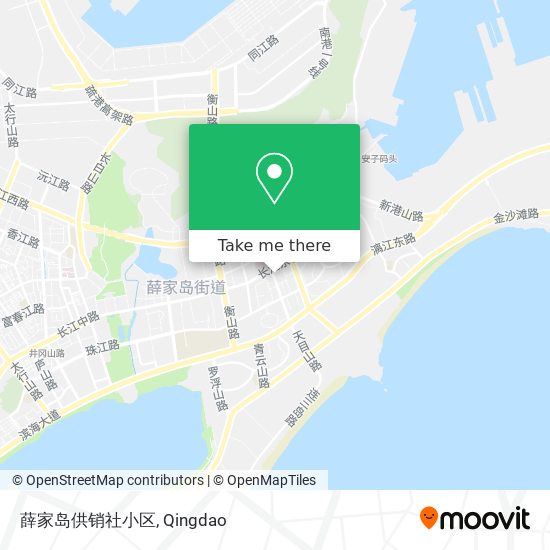 薛家岛供销社小区 map