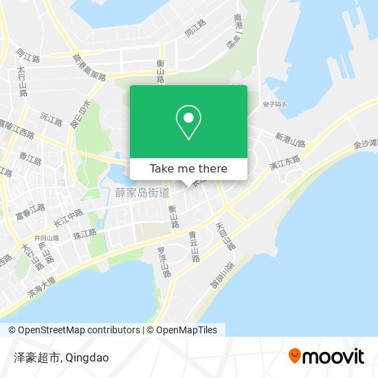 泽豪超市 map