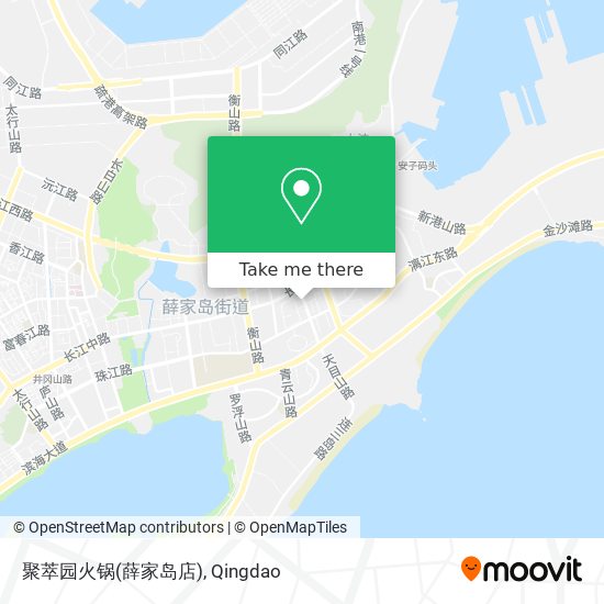 聚萃园火锅(薛家岛店) map