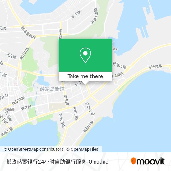 邮政储蓄银行24小时自助银行服务 map