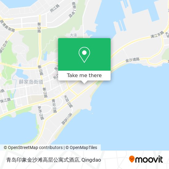 青岛印象金沙滩高层公寓式酒店 map