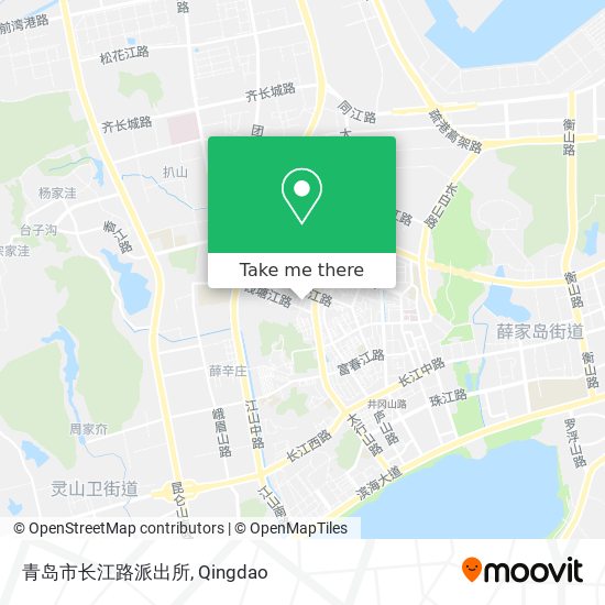 青岛市长江路派出所 map