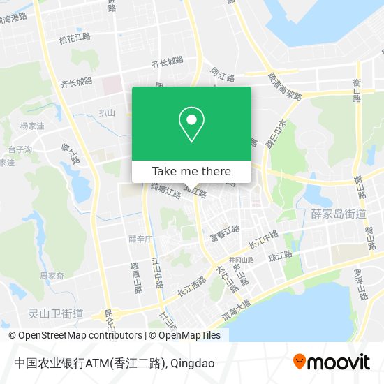 中国农业银行ATM(香江二路) map