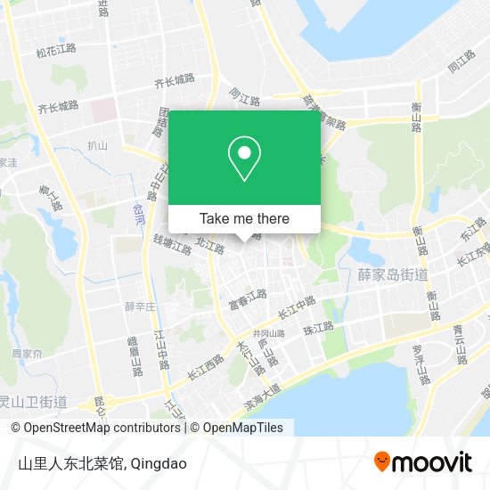 山里人东北菜馆 map