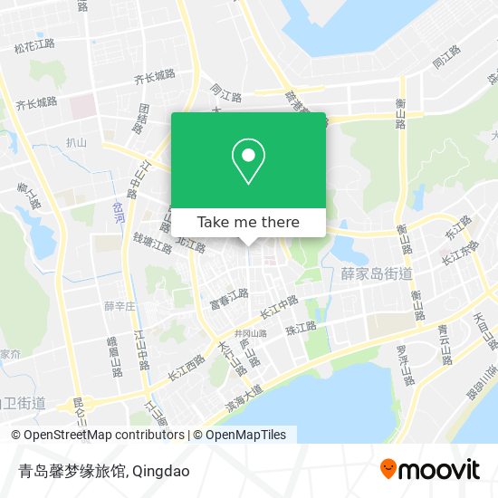 青岛馨梦缘旅馆 map